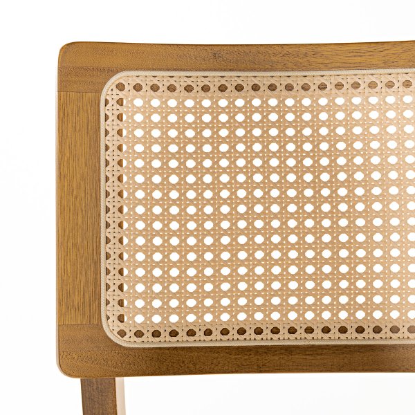 14 banqueta vegas baixa madeira macica com telinha natural sextavada estofada linho palha