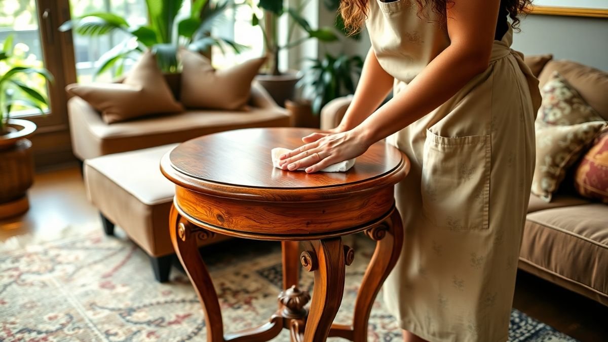 como limpar moveis de madeira