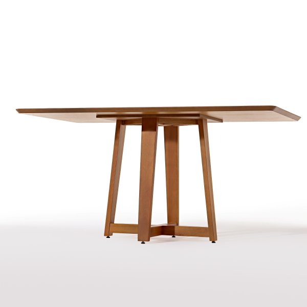 02 mesa de jantar retangular berlim tampo laminado tauari