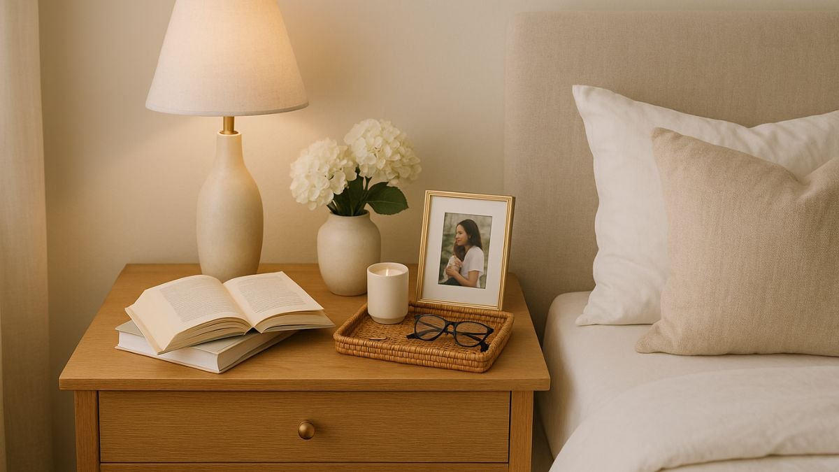 Como decorar mesa de cabeceira
