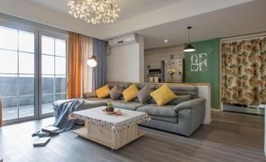 sofa de casa decorada