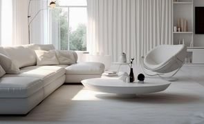 poltrona em sala branca poltrona em sala branca